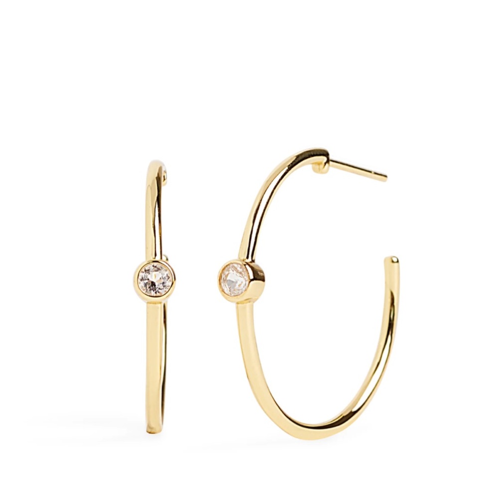 Marrin Costello diamond hoop earrings